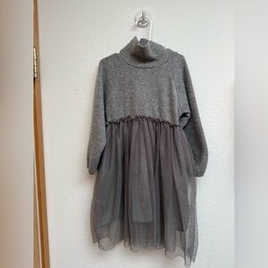 ZARA LITTLE GIRLS SOFT TOUCH TULLE DRESS size 4/5